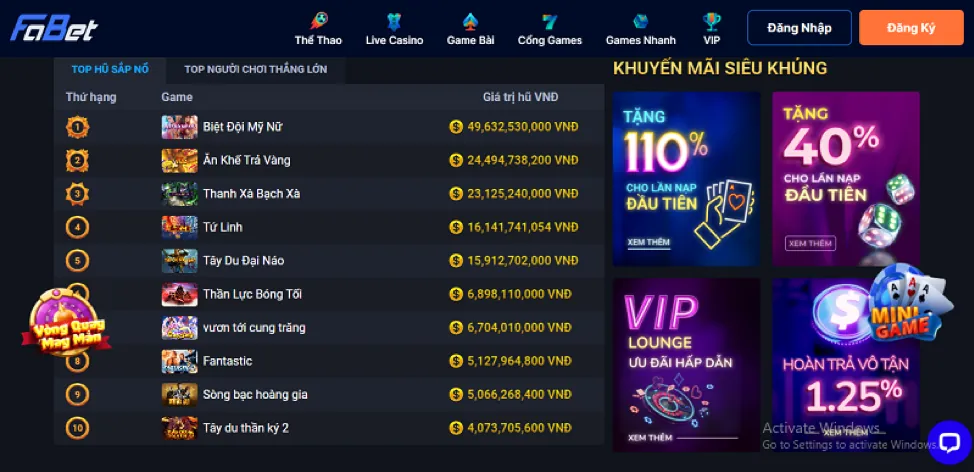 Cá cược Thể thao K9CC
